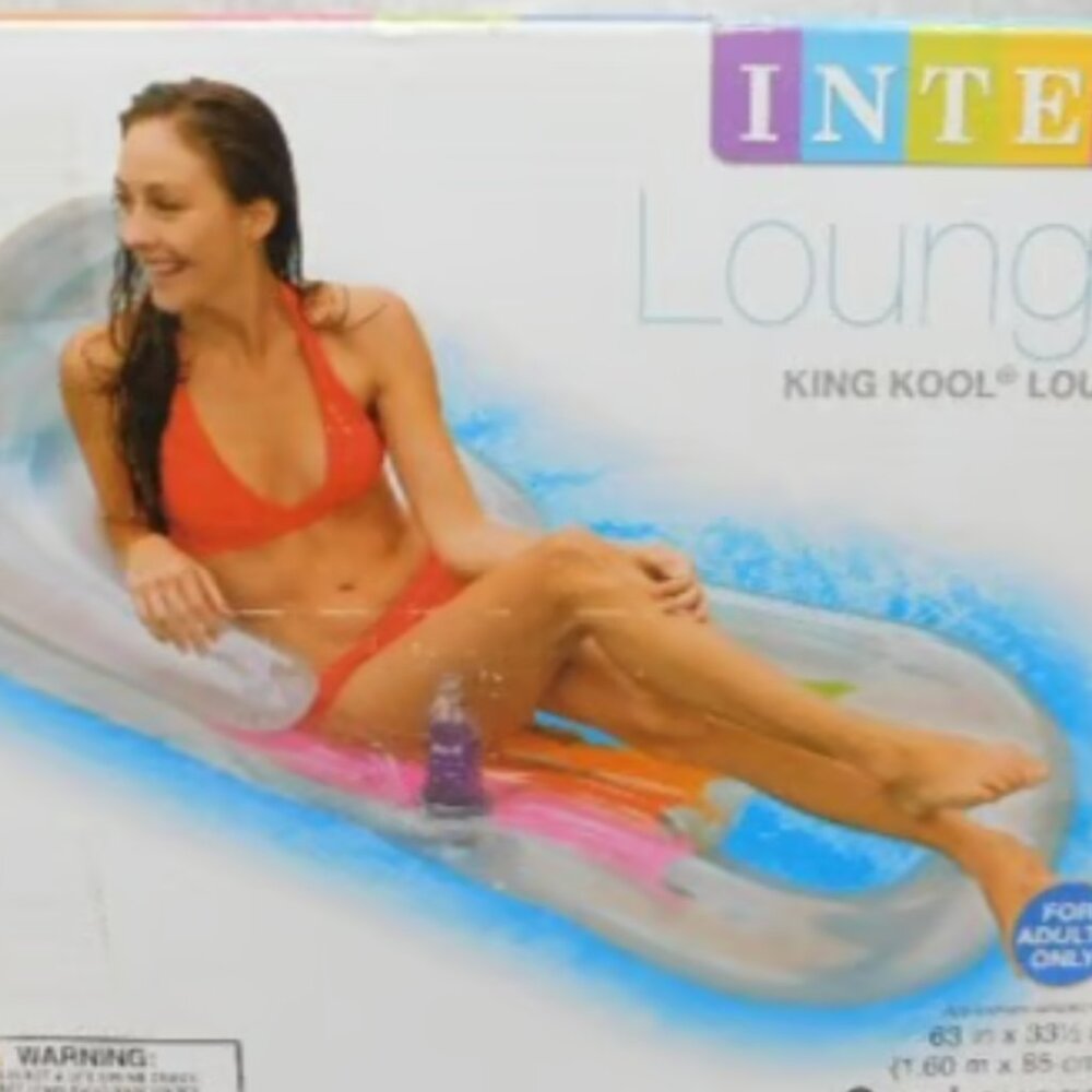 Intex Inflatable King Kool Pool Lounger - Picture 4 of 5